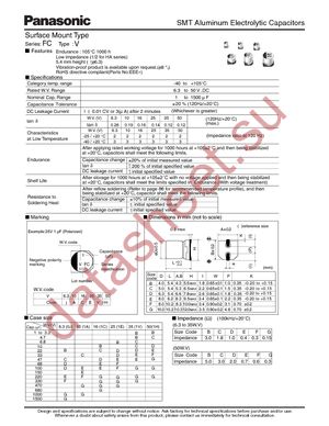 EEV-FC0J101P datasheet  